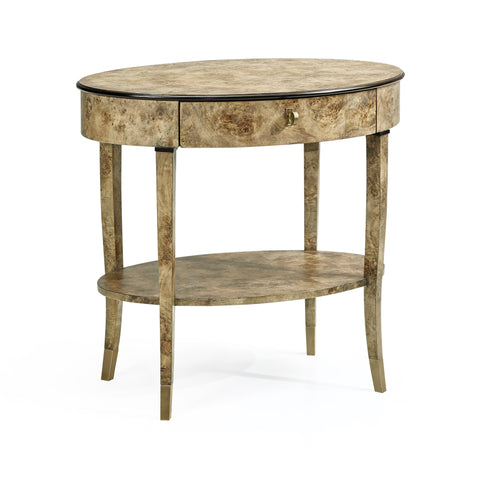 Jonathan Charles Hamilton Traditional Oval Nightstand