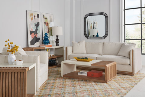 Cassat Contemporary Symmetrical Standard Sofa with Armrests