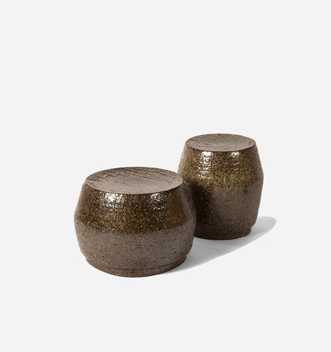 Timeless Minimalist Modern Accent Stool with Platform Foot Style