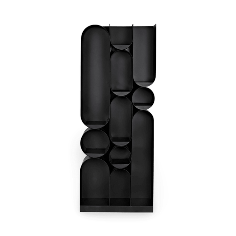 Industrial Modern Geometric Standard Bookcase