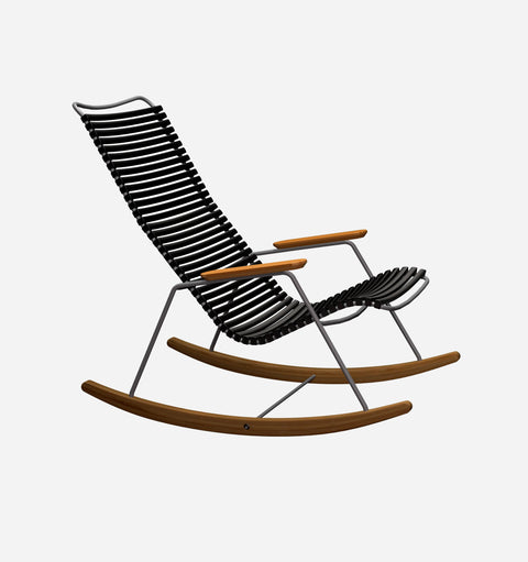 Modern Outdoor Living & Garden Slat Back Rocking Chair