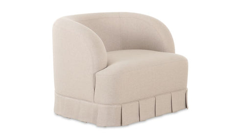 Maren Timeless Minimalist Contemporary Barrel Lounge Chair