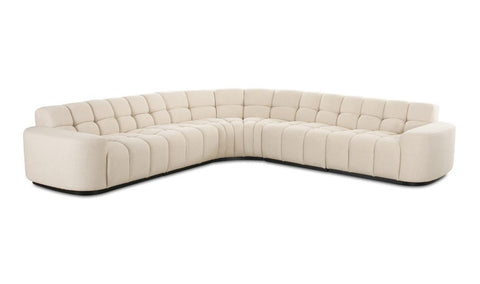 Timeless Minimalist Modern L-Shape Modular Sectional Sofa