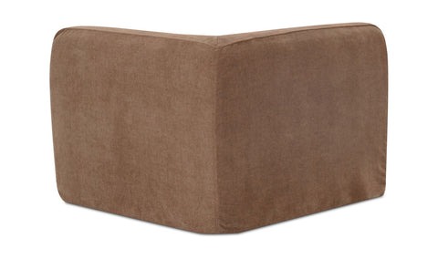 Isla Contemporary Modular Lounge Chair with Barrel Back