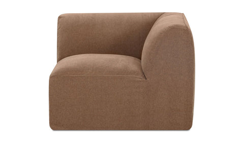 Isla Contemporary Modular Lounge Chair with Barrel Back