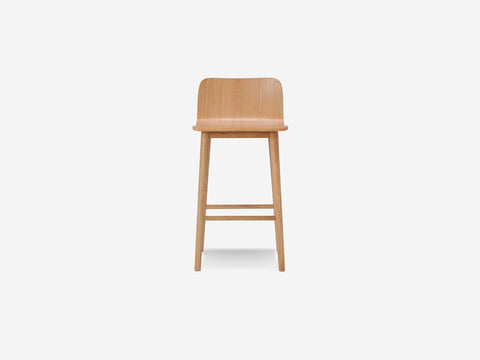Timeless Minimalist Bentwood Counter Stool