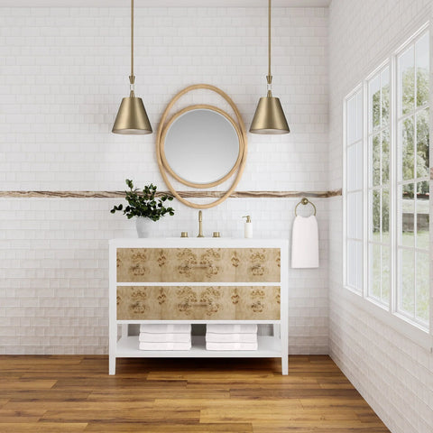 James Martin Furniture Olena Contemporary Freestanding Bathroom Vanity