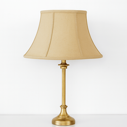 Olive Bell Oval Anna Rayon Lamp Shade - Coffee