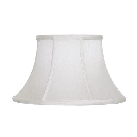 Olive Bell Oval Supreme Satin Lamp Shade - Off White