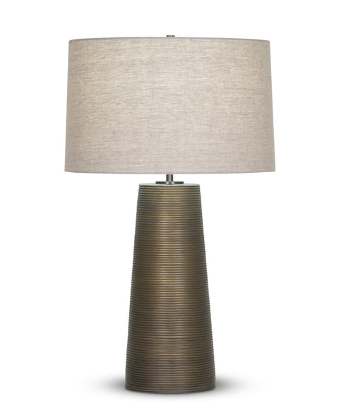 Olympia Modern Fluted Column Table Lamp