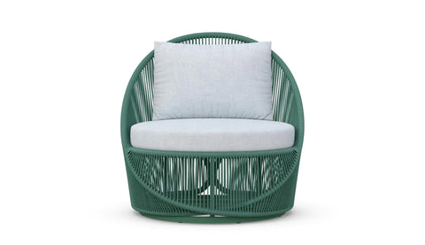 Outdoor Living & Garden Modern Armless Club Lounge Chair