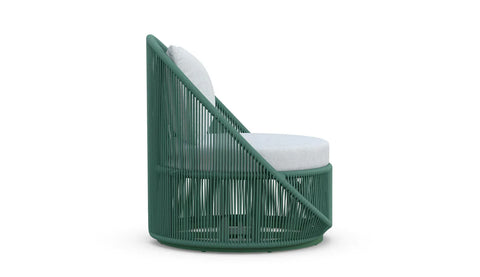 Outdoor Living & Garden Modern Armless Club Lounge Chair