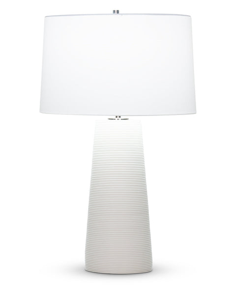 Omar Accent Column Fluted Table Lamp Contemporary Style