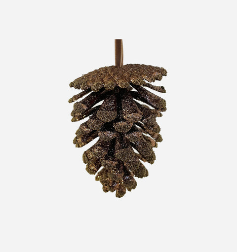 Iced Pinecone Ornament