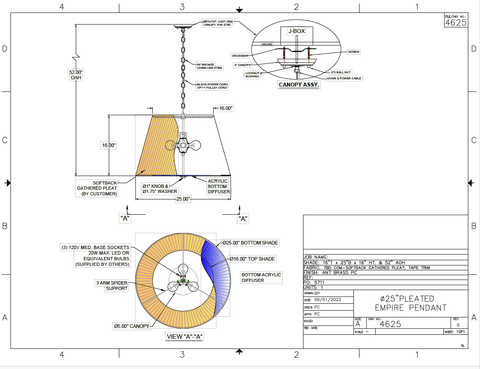 Custom Fabric Pendants