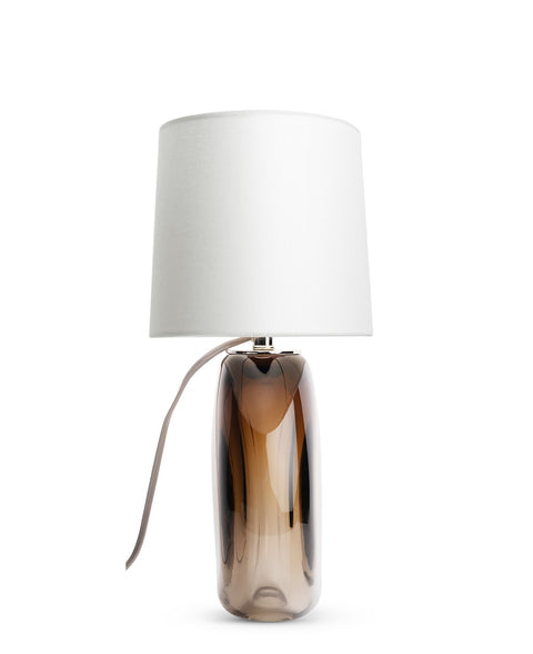 Oriole Modern Handcrafted Oval Accent Table Lamp