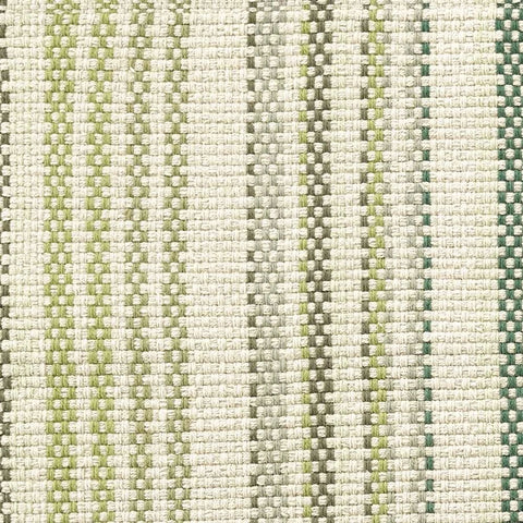 Contemporary Stripe Area Rug in Green - 8' x 10'