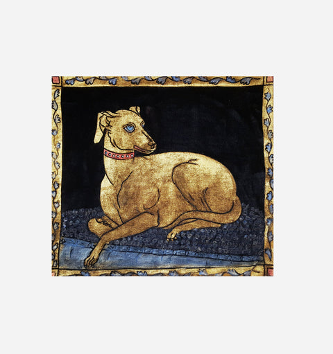 Artful Traditionalist Velvet Animal Graphic Novelty Throw Pillow