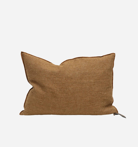 MAISON DE VACANCES Monochromatic Contemporary Accent Throw Pillow with Removable Cover - 16 x 24