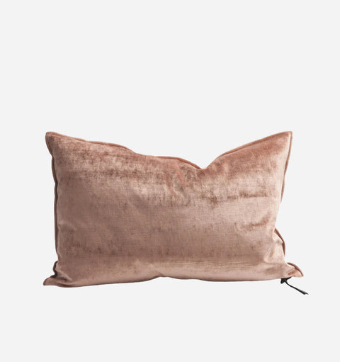 Monochromatic Modern Velvet Accent Pillow with Removable Cover