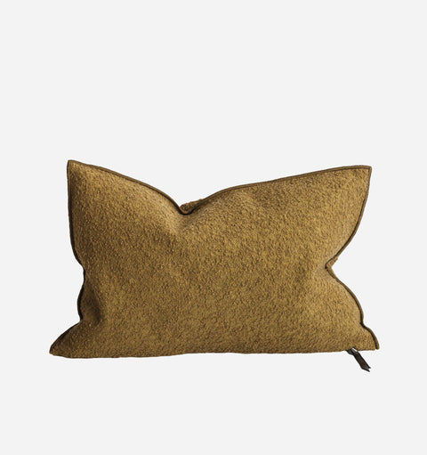 Monochromatic Minimalist Lumbar Pillow for Scandinavian Spaces