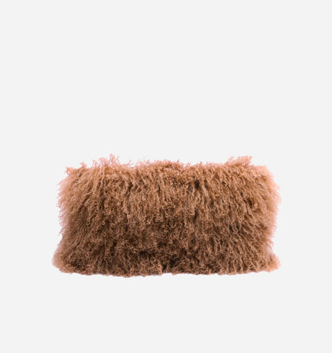 Basic Coloured Tibetan Goat Linen Cushion