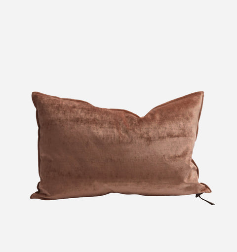 Monochromatic Modern Velvet Accent Pillow with Removable Cover