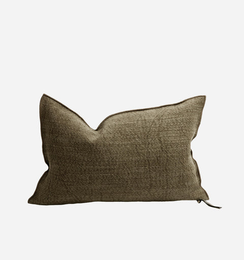 Monochromatic Contemporary Lumbar Throw Pillow