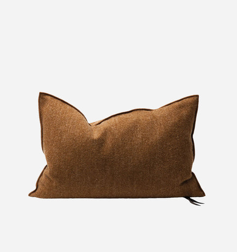 Monochromatic Contemporary Lumbar Pillow with Removable Cover