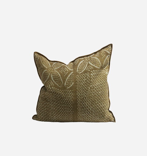 Artful Traditionalist Bohemian Accent Pillow with Removable Cover