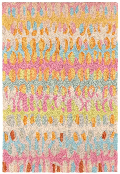 Contemporary Abstract Wool Area Rug - Rectangle