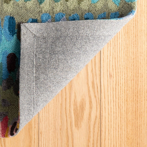 Contemporary Abstract Wool Area Rug - Rectangle