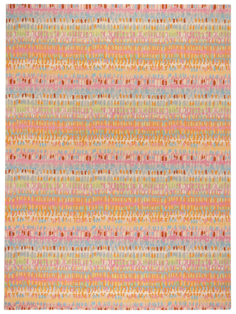 Contemporary Abstract Wool Area Rug - Rectangle