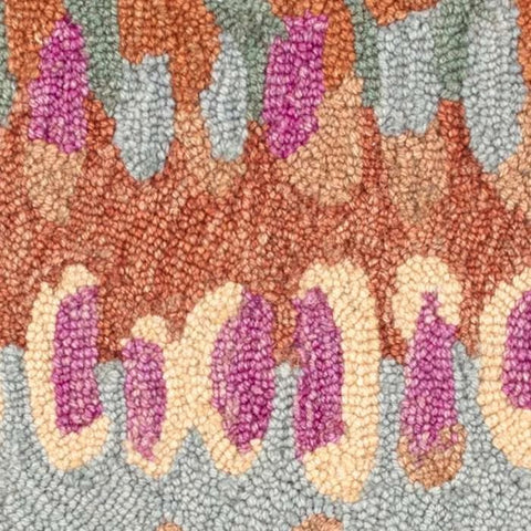 Contemporary Abstract Wool Area Rug - Rectangle