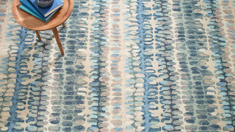 Contemporary Abstract Wool Area Rug - Rectangle