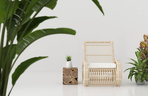 Paloma Bohemian Coastal Lounge Chair for Outdoor Living