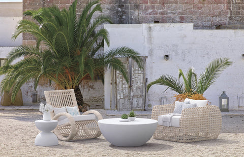 Paloma Bohemian Coastal Lounge Chair for Outdoor Living