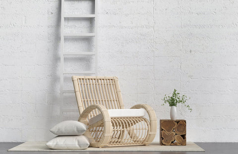 Paloma Bohemian Coastal Lounge Chair for Outdoor Living