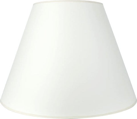 Paper Shade (Shell Color) - Empire - 9”Top X 18” Bottom X 11” Slant