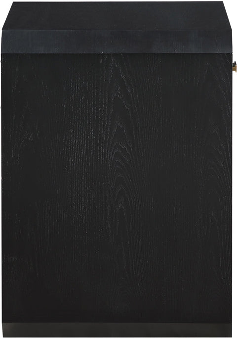 Meridian Furniture Inc. Parker Timeless Minimalist Modern Hexagonal Nightstand - 22 W