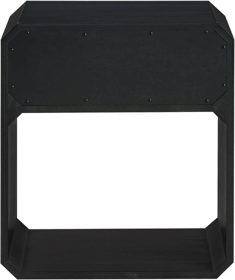 Meridian Furniture Inc. Parker Timeless Minimalist Modern Hexagonal Nightstand - 22 W