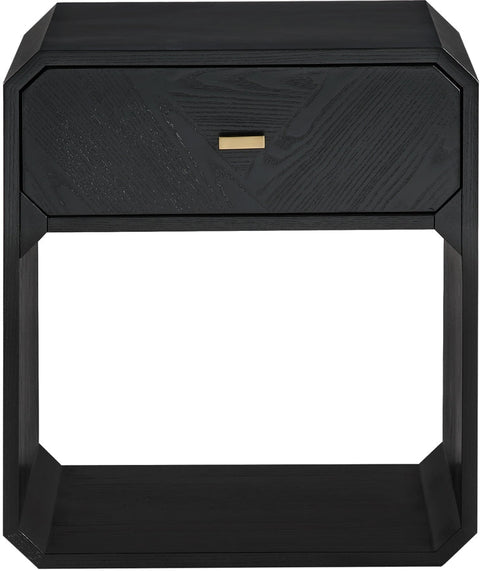 Meridian Furniture Inc. Parker Timeless Minimalist Modern Hexagonal Nightstand - 22 W