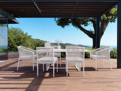 Pavia Modern Rectangle Dining Table for Outdoor Living