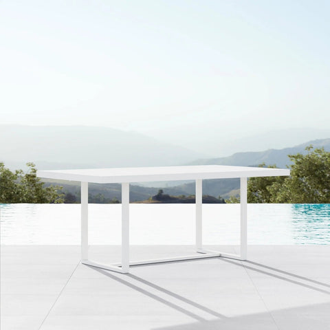 Pavia Modern Rectangle Dining Table for Outdoor Living