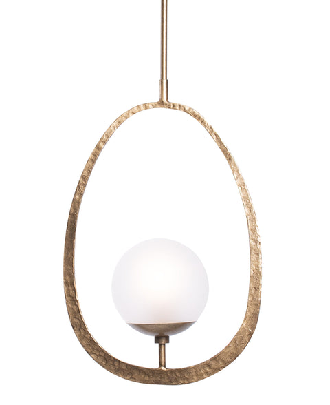 Pegasus Accent Modern Pendant Light in Gold
