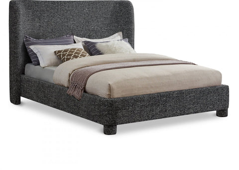 Penny Linen Textured Fabric Upholstered Bed
