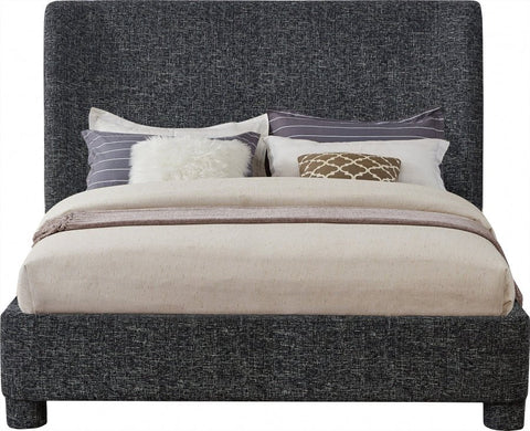 Penny Linen Textured Fabric Upholstered Bed