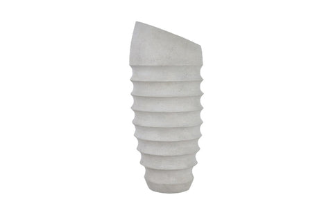 Outdoor Living & Garden Ribbed Asymmetrical Wall Vase Planter