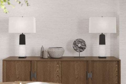 Phillip Art Deco Accent Column Table Lamp