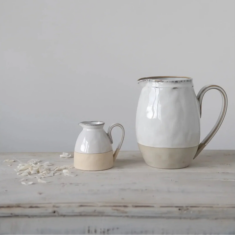 Decorating Essentials Organic Minimalist Pitcher Vase